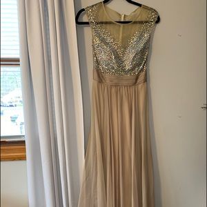 Champagne Prom Dress